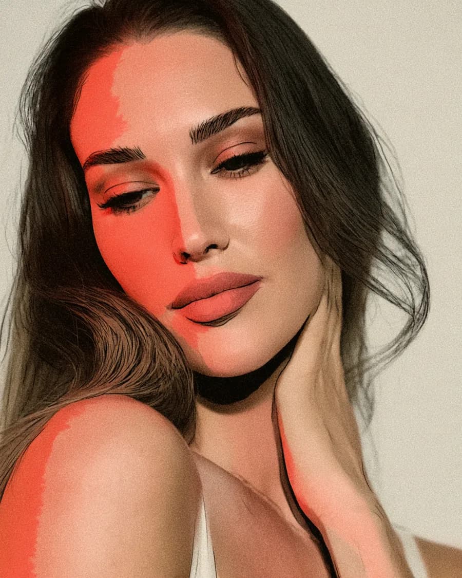 Illustrated portrait of Gia Macool
